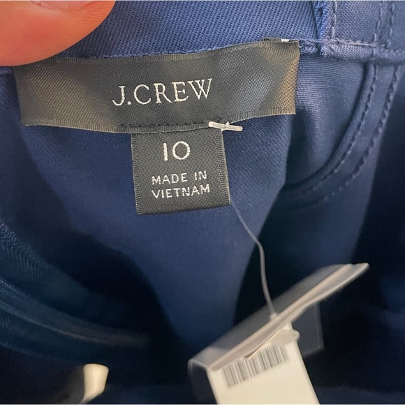J CREW MONA SHEATH DRESS MEDITERRANEAN NAVY BLUE NWT SZ  10 - Picture 6 of 8